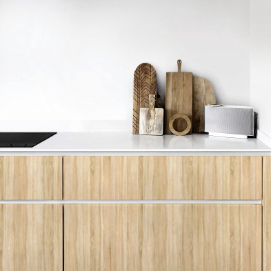 Wood 20 Washable vinyl, eco-friendly inks, water resistant, antibacterial for kitchen furniture. Lokoloko