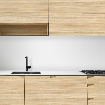 Wood 20 Washable vinyl, eco-friendly inks, water resistant, antibacterial for kitchen furniture. Lokoloko
