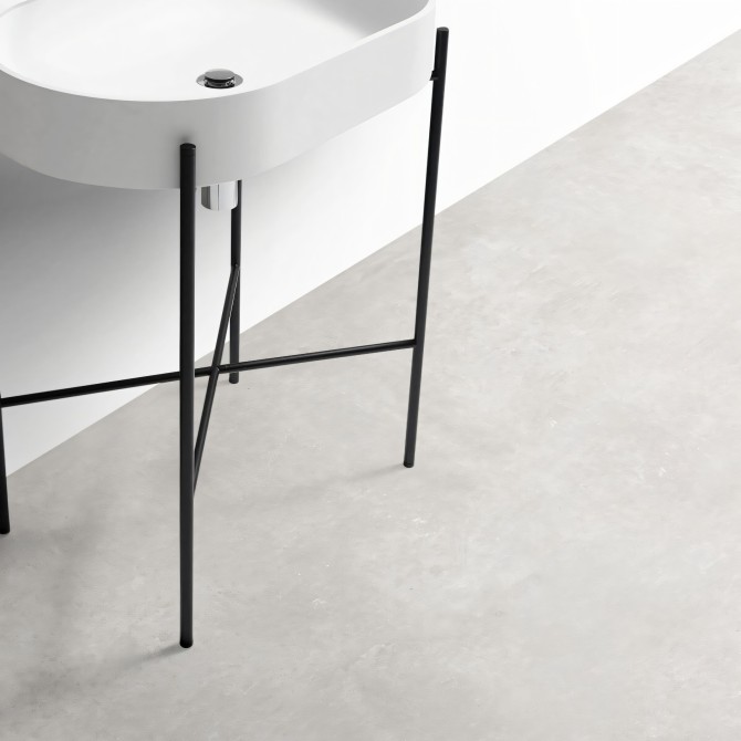 Vinilo cemento cuzco para suelos con antideslizante para baños. Resistente al agua, antibacterias. Lokoloko