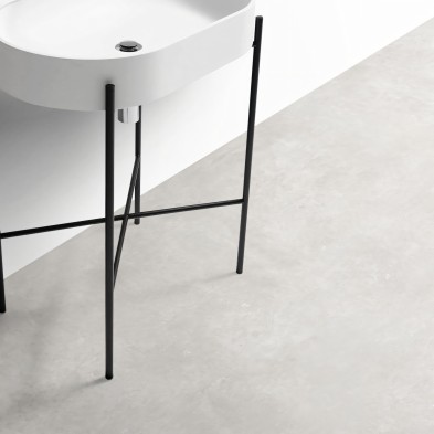 Vinilo cemento cuzco para suelos con antideslizante para baños. Resistente al agua, antibacterias. Lokoloko