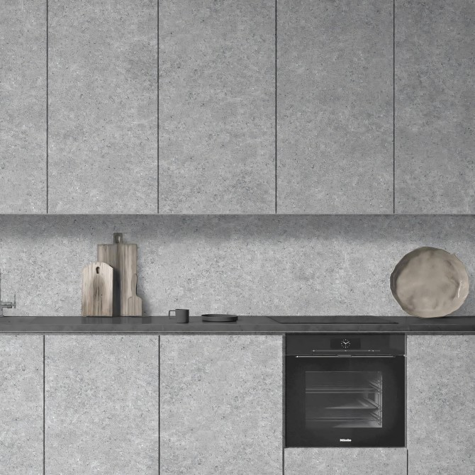 Habitat Cement - washable self-adhesive vynil for furniture, floor and walls