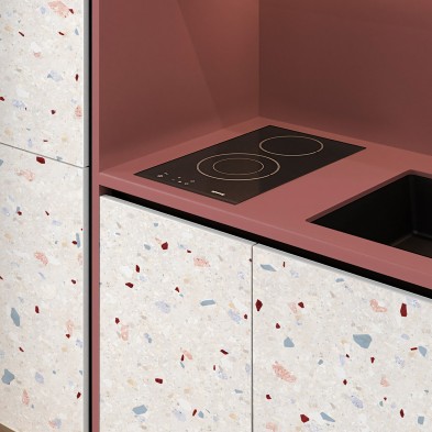 Bella Terrazzo - washable self-adhesive vynil for furniture, floor and walls