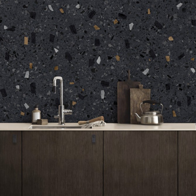 Liceo Terrazzo - washable self-adhesive vynil for furniture, floor and walls