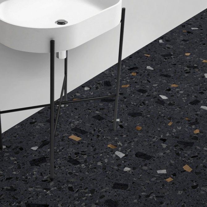 Liceo Terrazzo - washable self-adhesive vynil for furniture, floor and walls