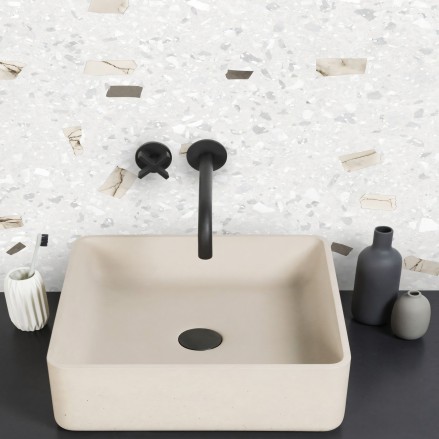Fenice Terrazzo - washable self-adhesive vynil for furniture, floor and walls