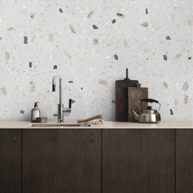 Fenice Terrazzo - washable self-adhesive vynil for furniture, floor and walls