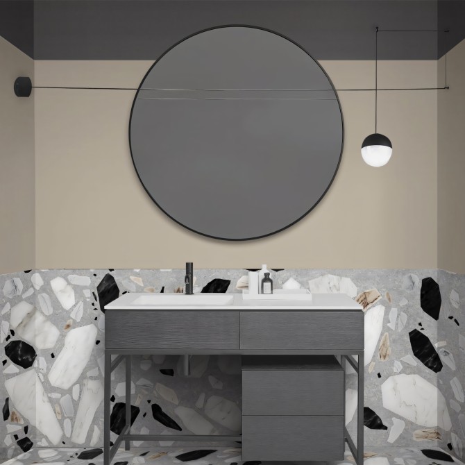 Celestia Terrazzo - washable self-adhesive vynil for furniture, floor and walls