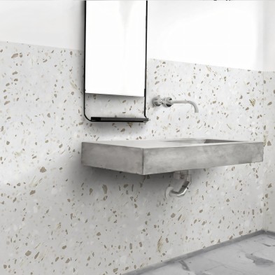 Pesaro Terrazzo - washable self-adhesive vynil for furniture, floor and walls