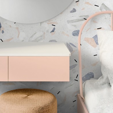 Modern Terrazzo - washable self-adhesive vynil for furniture and walls Lokoloko