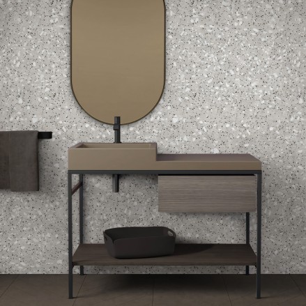 Pesaro Terrazzo - washable self-adhesive vynil for furniture, floor and walls