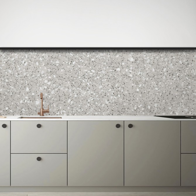 Terrazo Croce - Vinilo lavable autoadhesivo para muebles, suelos y paredes