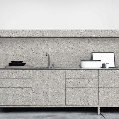 Terrazo Croce - Vinilo lavable autoadhesivo para muebles, suelos y paredes