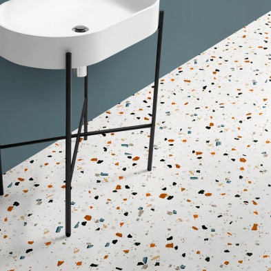 Terrazo Ducal - Vinilo lavable autoadhesivo para muebles, suelos y paredes