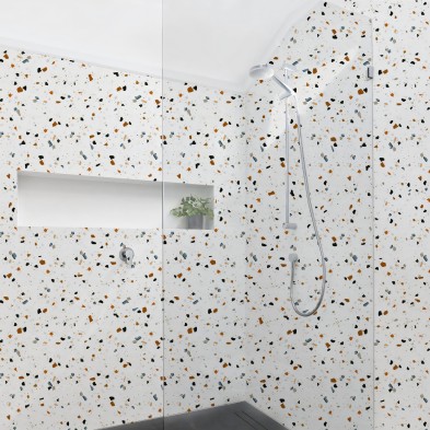 Ducal Terrazzo - washable self-adhesive vynil for furniture, floor and walls