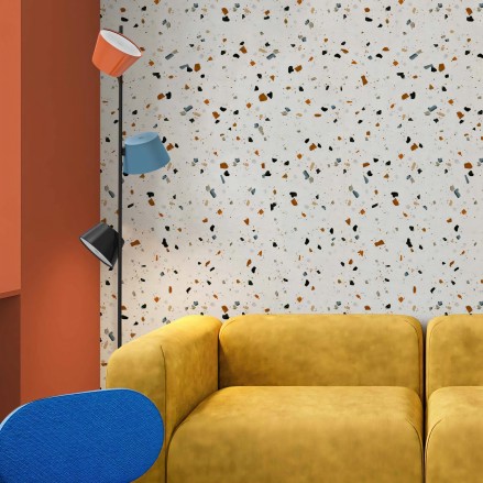 Ducal Terrazzo - washable self-adhesive vynil for furniture, floor and walls