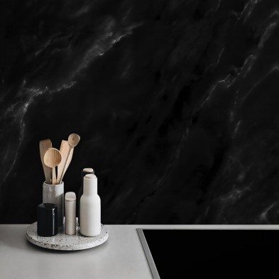 Decorative vinyl of midnight marble texture