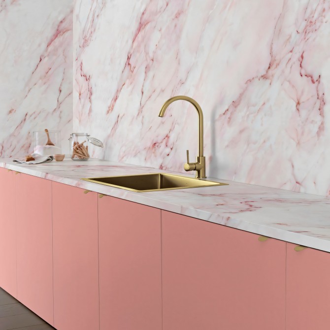 Mármol rosa portugués - Vinilo para muebles, suelos y paredes