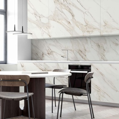 Calacatta Gold Marble - Washable Self-adhesive vinyl for walls and furniture