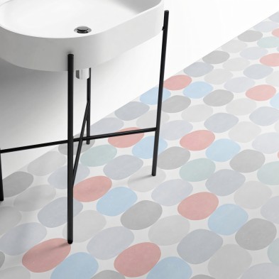 Color spheres vinyl design for furniture decor