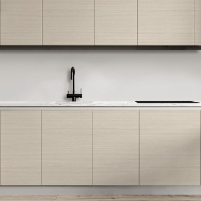 Vinilo Madera japandi beige para Forrar Muebles y Paredes Cocinas