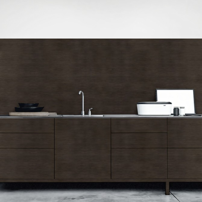 Madera Koto Oscuro. Vinilo autoadhesivo lavable para muebles y paredes