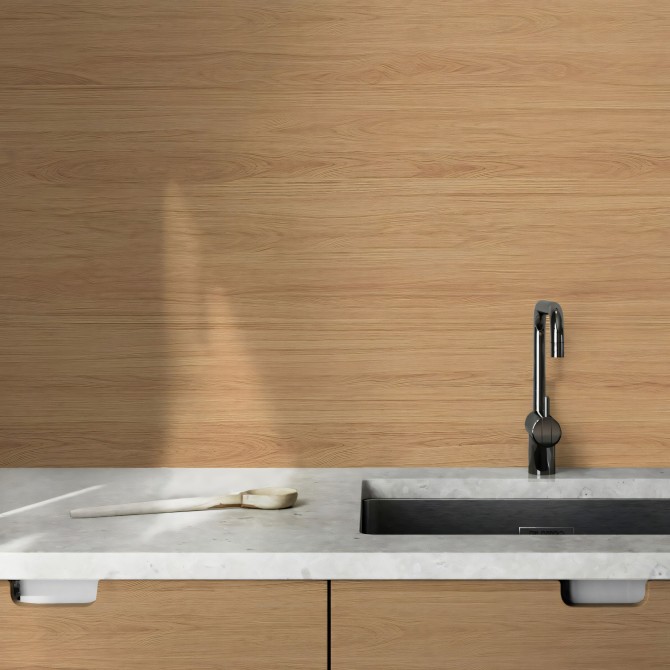 Madera Heimatra. Vinilo lavable autoadhesivo para paredes de cocinas, azulejos, frentes y copetes. Lokoloko