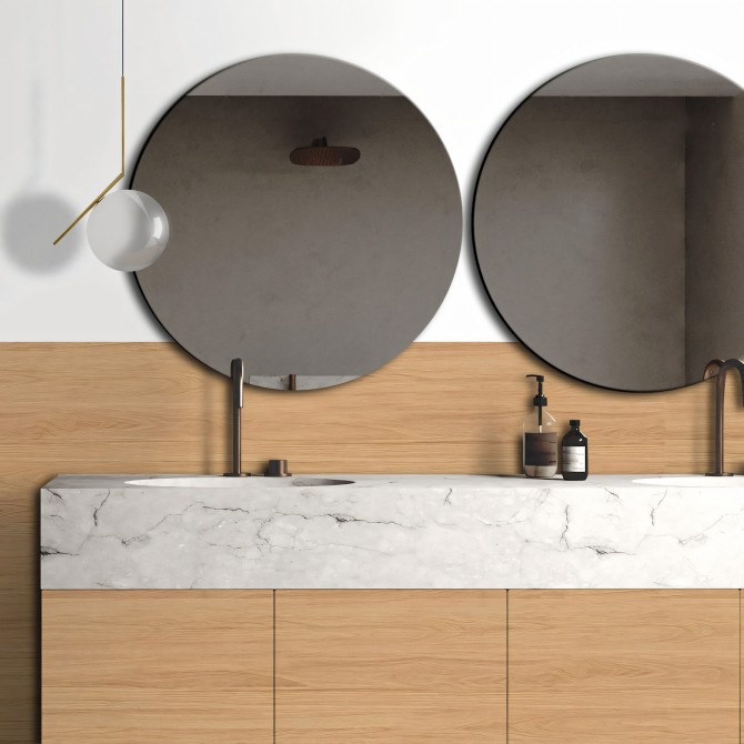 Heimatra Wood. Washable self-adhesive eco inks. Vinyl for furniture bathroom. Lokokoko