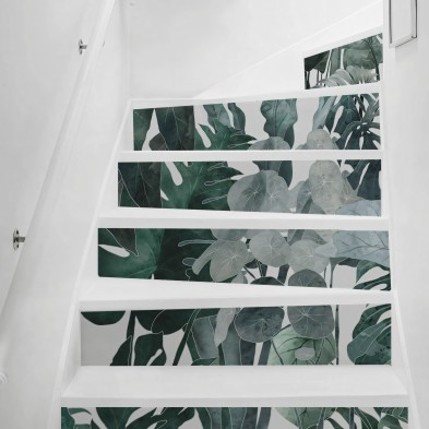 Tropicalia - Mural de vinilo autoadhesivo lavable para paredes y muebles