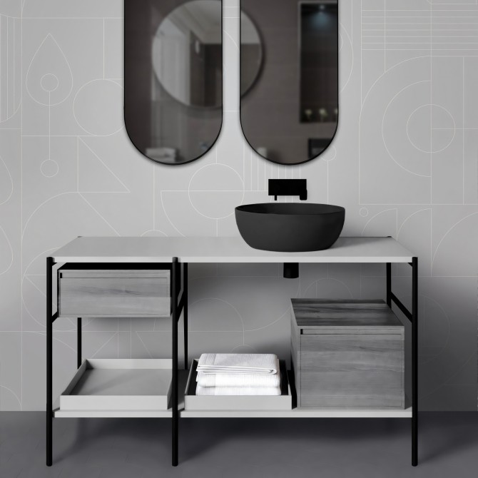 Line 1 - washable Self-adhesive vinyl for walls and furniture
