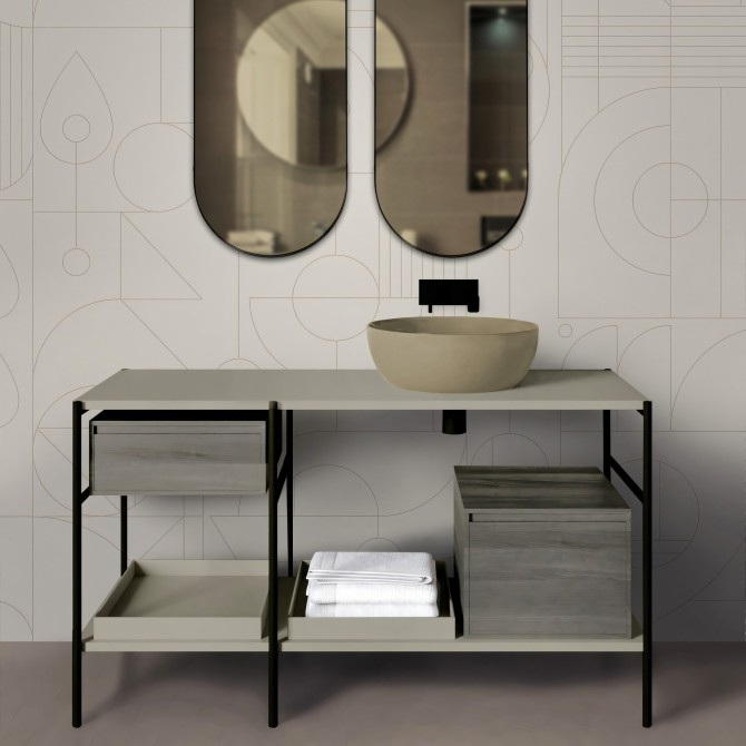 Line 2 - Mural de vinilo lavable autoadhesivo para paredes y muebles