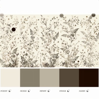 Tempus natural - Mural de vinilo autoadhesivo lavable para paredes y muebles