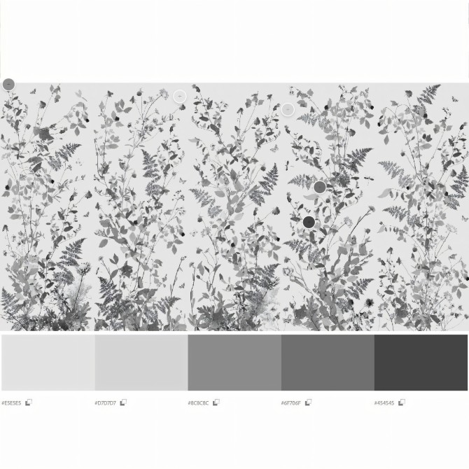 Tempus blanco y negro - Mural de vinilo autoadhesivo lavable para paredes y muebles