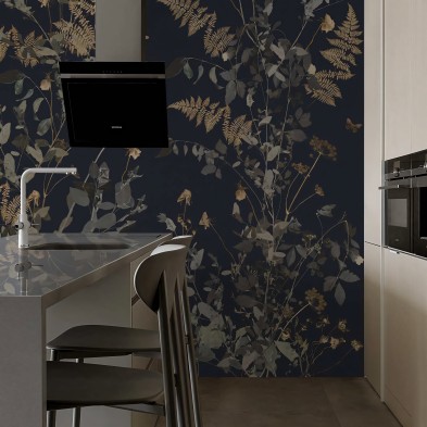Tempus noche - Mural de vinilo autoadhesivo lavable para paredes y muebles