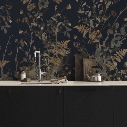 Tempus night - Washable self-adhesive vinyl wallpaper for walls and furniture
