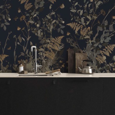 Tempus night - Washable self-adhesive vinyl wallpaper for walls and furniture
