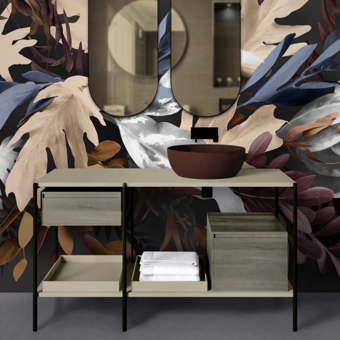 Bohemia - Washable Self-adhesive vinyl wall mural eco inks