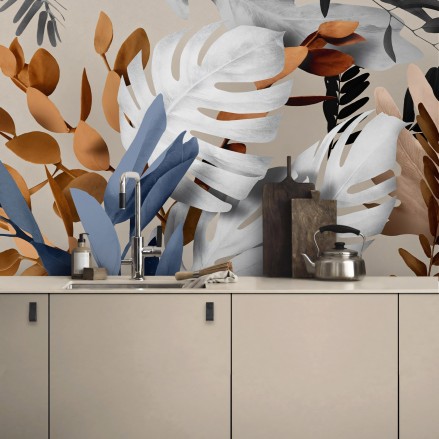Glam - Mural de vinilo autoadhesivo lavable