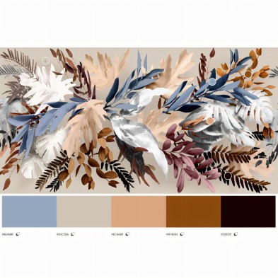 Glam - Washable Self-adhesive vinyl wall mural