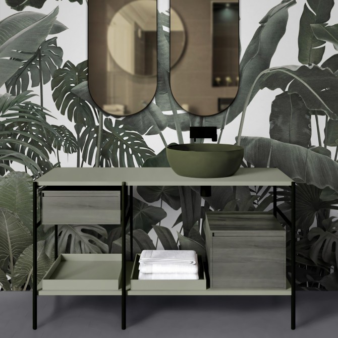 Jardin Botánico - Vinilo autoadhesivo lavable para muebles y paredes. Lokoloko