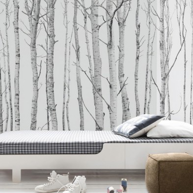 El Bosque - Mural de vinilo autoadhesivo lavable para paredes y muebles