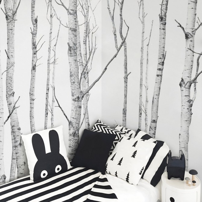 The Forest - washable Self-adhesive vinyl for walls and furniture