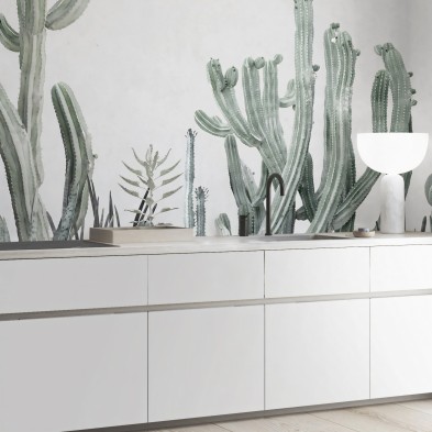 Cactarium - washable self-adhesive vynil for furniture and walls Lokoloko