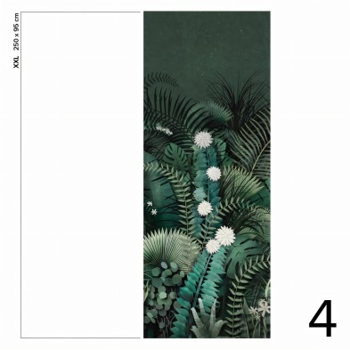 Tropical Intenso - Papel pintado pared ecológico autoadhesivo para superficies lisas - Pieza 4 - Lokoloko