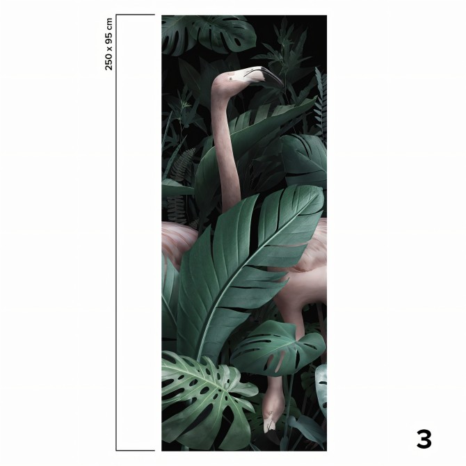 Paradiso - Eco-friendly self-adhesive wallpaper mural for bedroom living-room - Piece 3 - Lokoloko