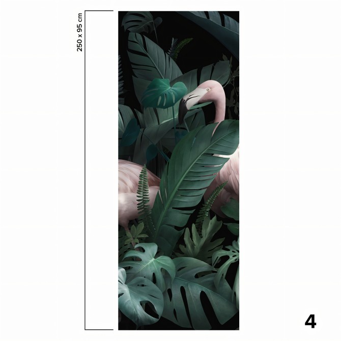 Paradiso - Papel pintado pared ecológico autoadhesivo para superficies lisas - Pieza 4 - Lokoloko