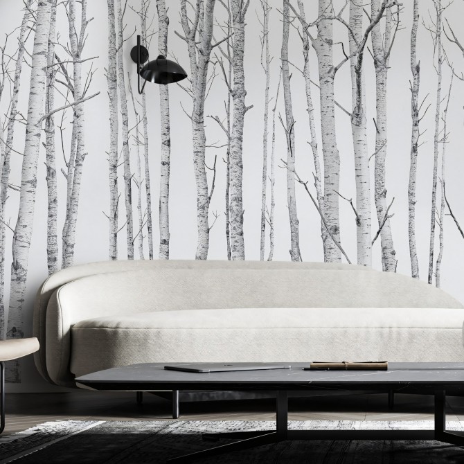 El bosque - Papel de pared autoadhesivo ecológico sin PVC