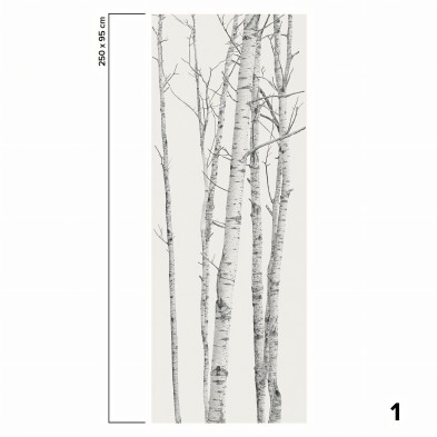 The Forest - Eco-friendly self-adhesive wallpaper mural - Piece 1 - Lokoloko