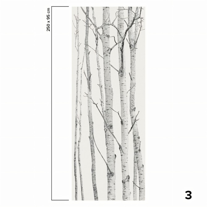 The Forest - Eco-friendly self-adhesive wallpaper mural - Piece 3 - Lokoloko