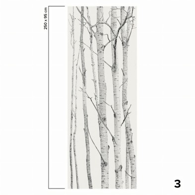 El Bosque - Papel pintado pared ecológico autoadhesivo para superficies lisas - Pieza3 - Lokoloko.