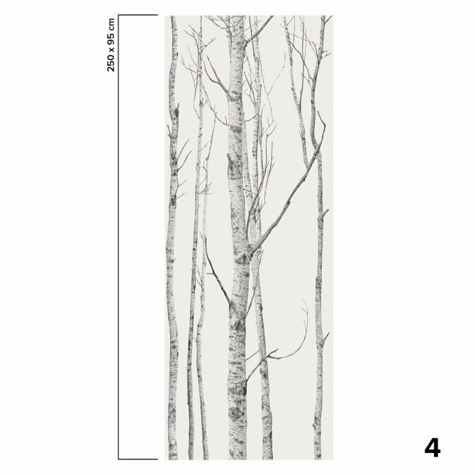 The Forest - Eco-friendly self-adhesive wallpaper mural - Piece 4 - Lokoloko